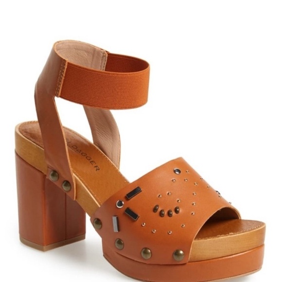 Kelsi Dagger Shoes - Kesli Dagger Brooklyn Frida Leather Platform Sandals 8.5